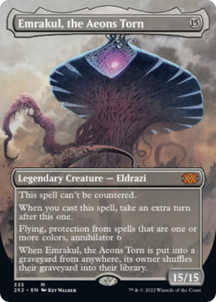 Emrakul, the Aeons Torn (Borderless)(Foil) - Double Masters 2022