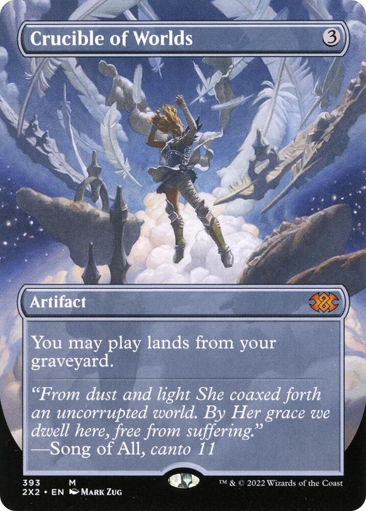 Magic: The Gathering: Crucible of Worlds (Borderless) - Double Masters 2022 - VGMX