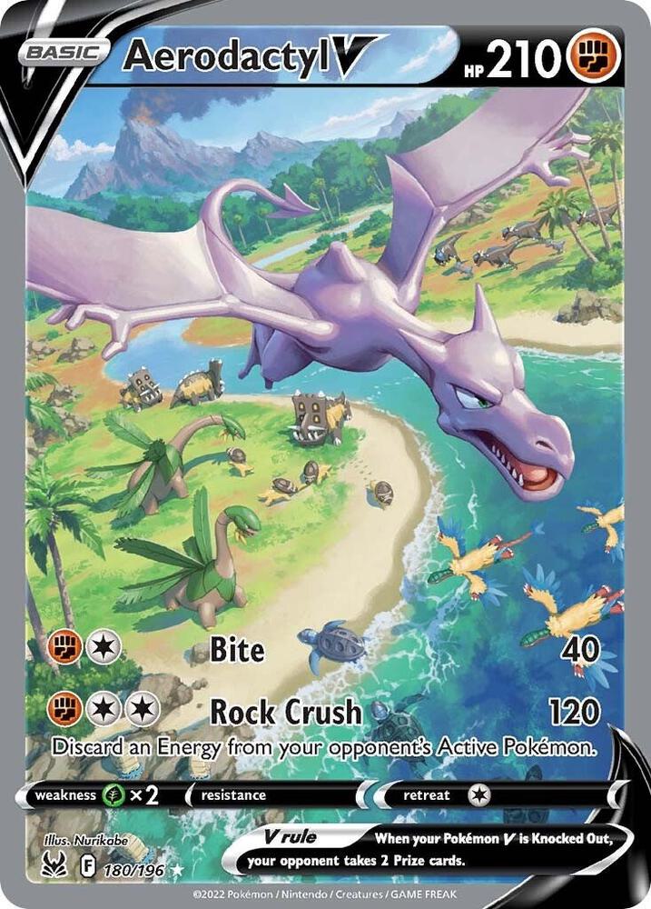 Aerodactyl V (Alternate Full Art) - SWSH11: Lost Origin (SWSH11)