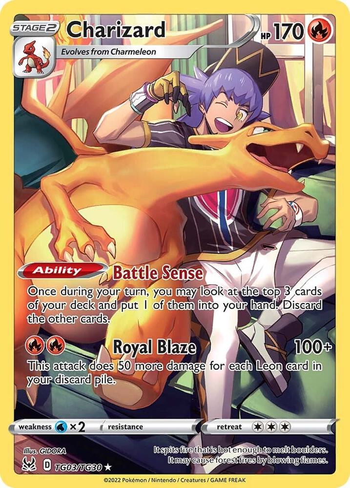 Pokemon: Charizard - SWSH11: Lost Origin Trainer Gallery - VGMX