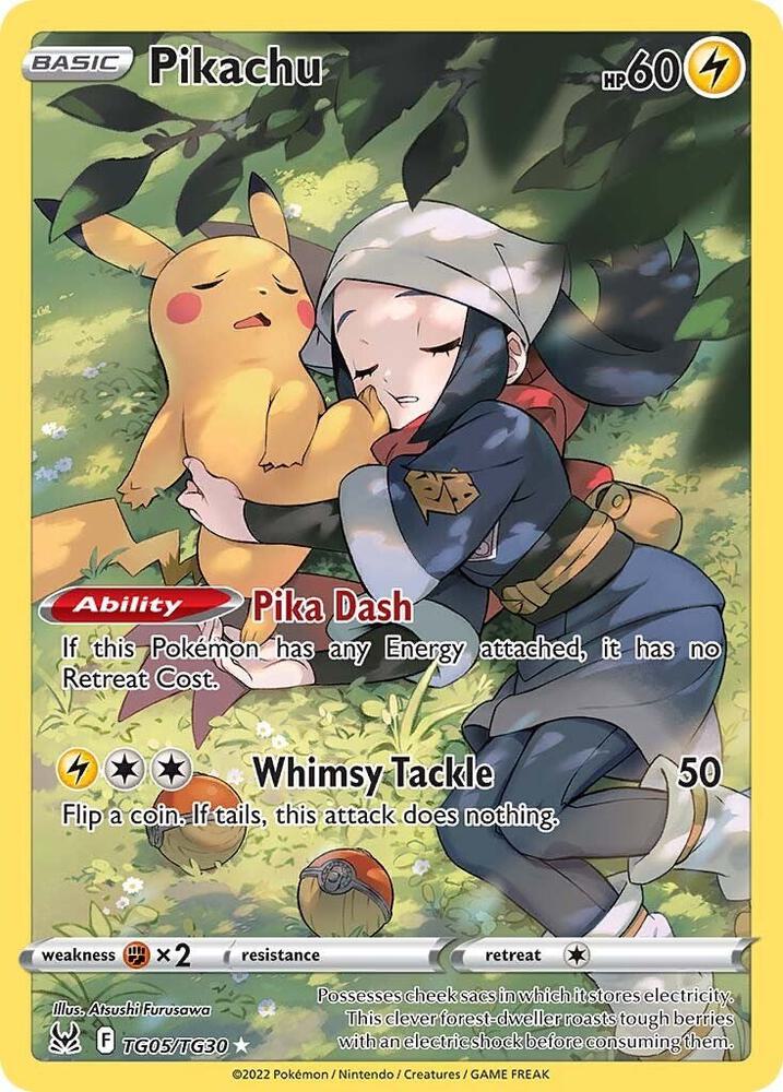 Pokemon: Pikachu TG05/TG30 - Lost Origin Trainer Gallery - VGMX
