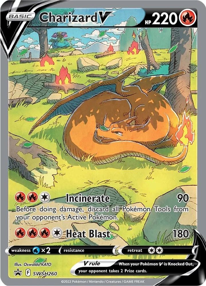 Pokemon: Charizard V SWSH260 - Sword & Shield Promos - VGMX