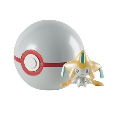 Pokemon 20th Anniversary Jirachi Figure with Premier Pokeball