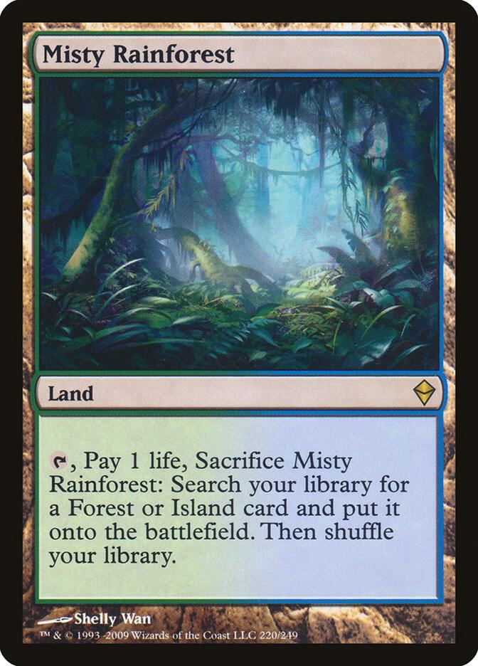 Magic: The Gathering: Misty Rainforest - Zendikar - VGMX