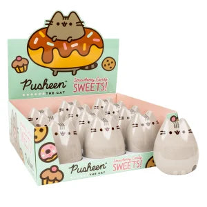 PUSHEEN SWEETS STRAWBERRY CANDY 1.5 OZ TIN - VGMX