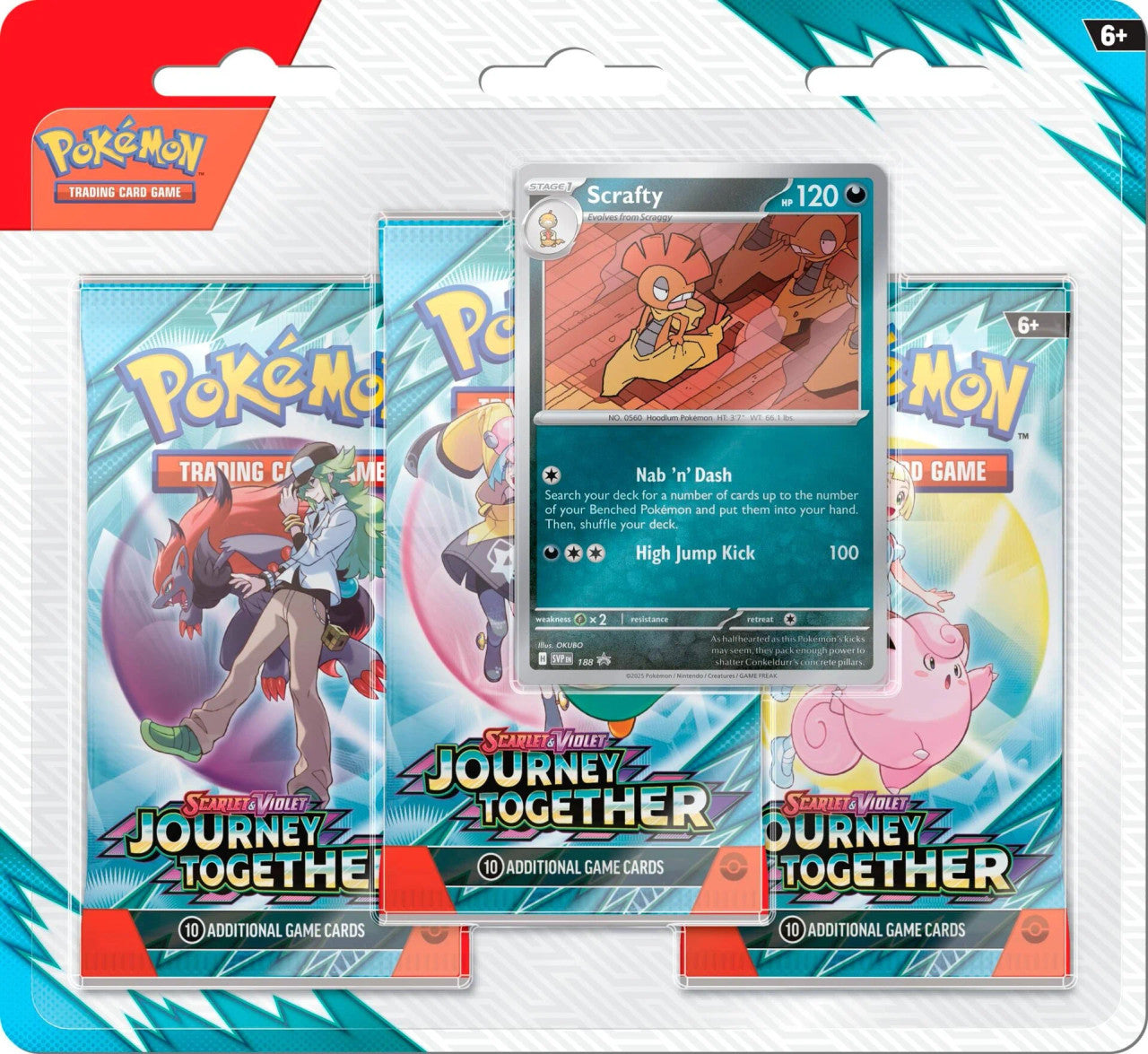 Pokémon Journey Together 3-Pack Blister (Local Only Limit 2)