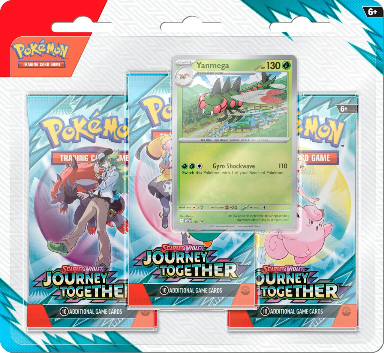 Pokémon Journey Together 3-Pack Blister (Local Only Limit 2)