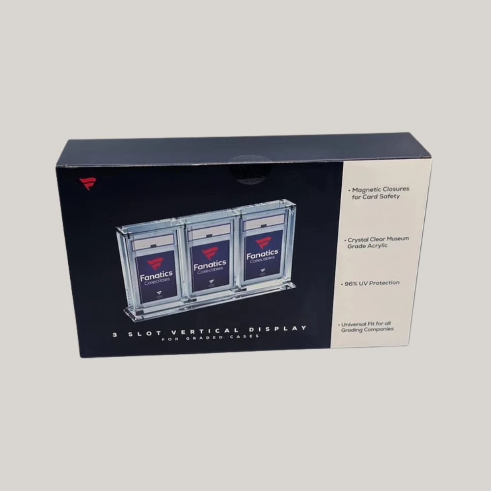 Fanatics Collectibles| 3 Slot Vertical Graded Acrylic Case - VGMX