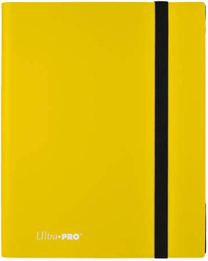 Ultra Pro Eclipse 9-Pocket PRO-Binder-Lemon Yellow