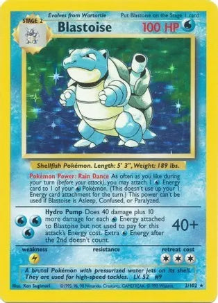 Blastoise - Base Set (BS)