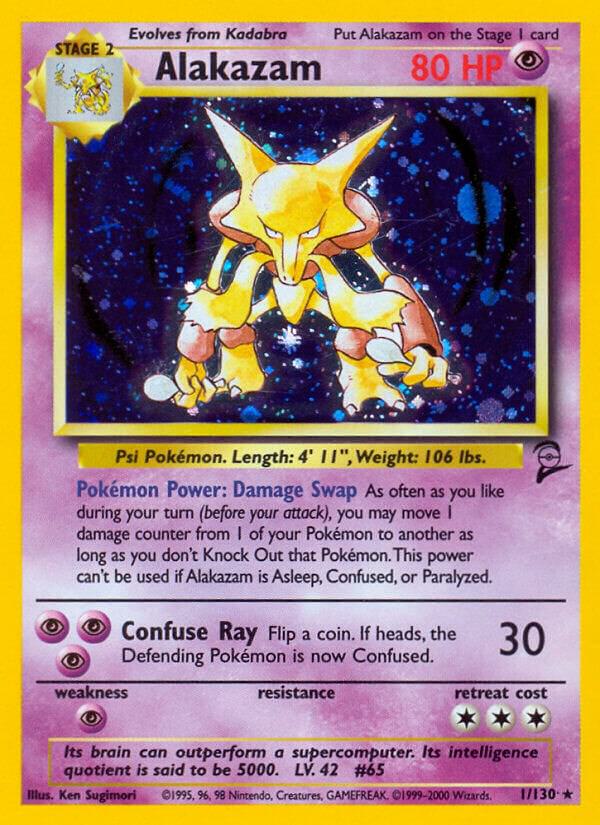 Pokemon: Alakazam (1) - Base Set 2 - VGMX