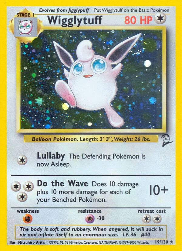 Pokemon: Wigglytuff 19/130 - Base Set 2 - VGMX