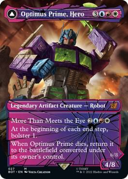Magic The Gathering: Optimus Prime, Hero (Shattered Glass) - Universes Beyond: Transformers - VGMX