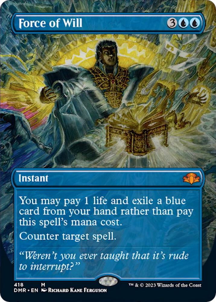 Magic: The Gathering: Force of Will (Borderless) - Dominaria Remastered - VGMX