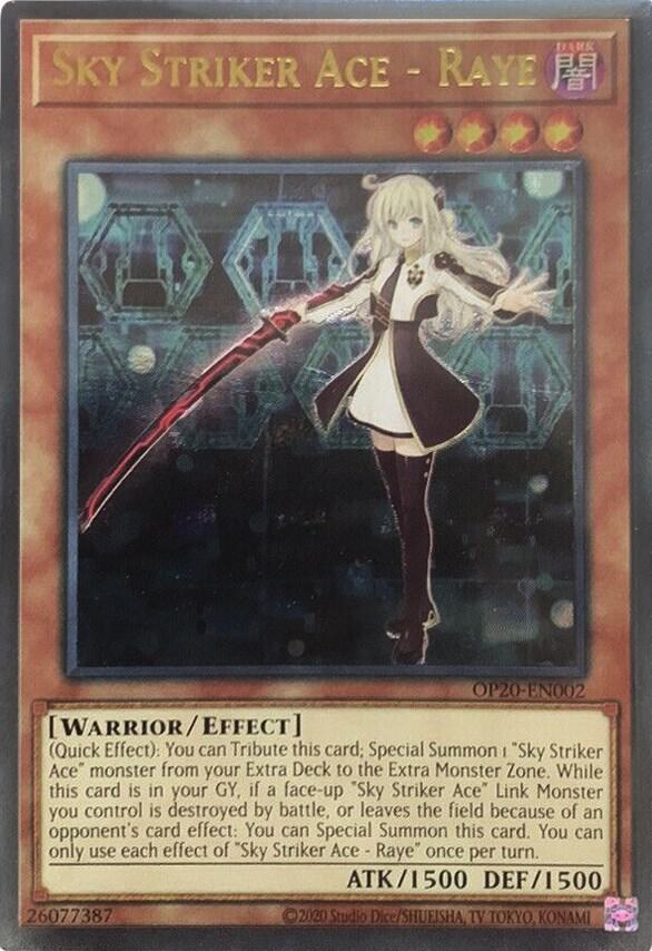 Yu-Gi-Oh!: Sky Striker Ace - Raye (UTR) - OTS Tournament Pack 20 - VGMX