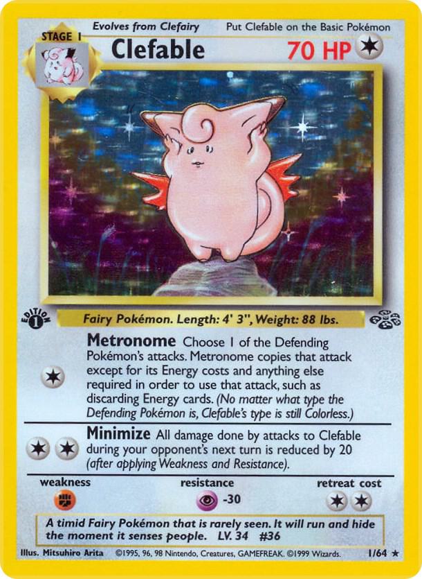 Clefable (1) - First Edition Jungle