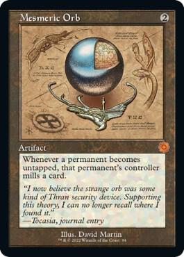 Magic: The Gathering: Mesmeric Orb (Schematic) - The Brothers' War: Retro Frame Artifacts - VGMX