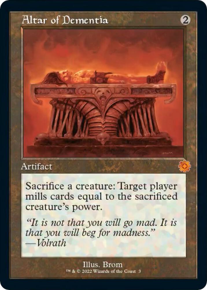 Magic The Gathering: Altar of Dementia - The Brothers' War: Retro Frame Artifacts - VGMX