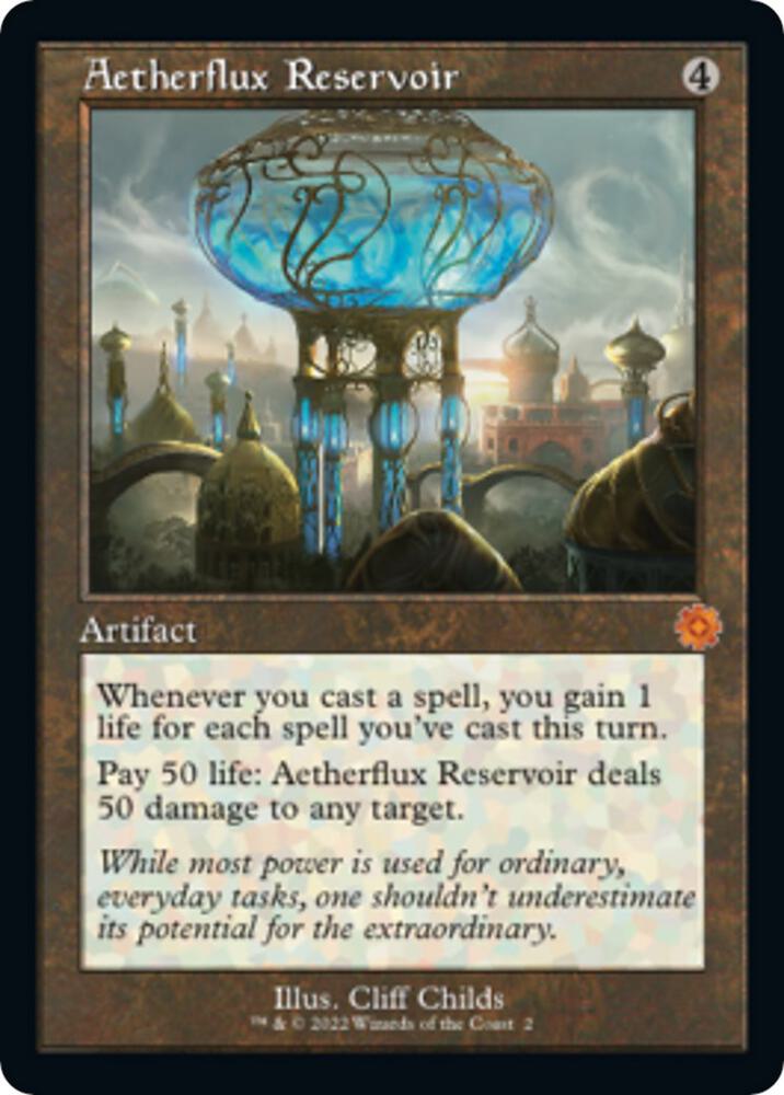 Magic: The Gathering: Aetherflux Reservoir - The Brothers' War: Retro Frame Artifacts