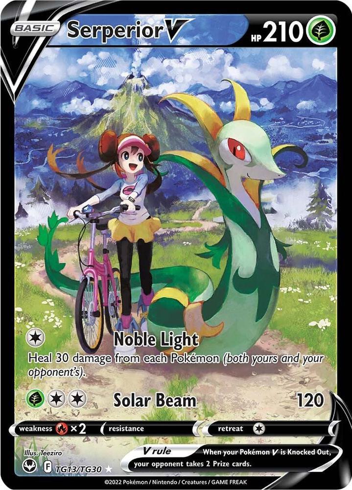 Pokemon: Serperior V - SWSH12: Silver Tempest Trainer Gallery - VGMX