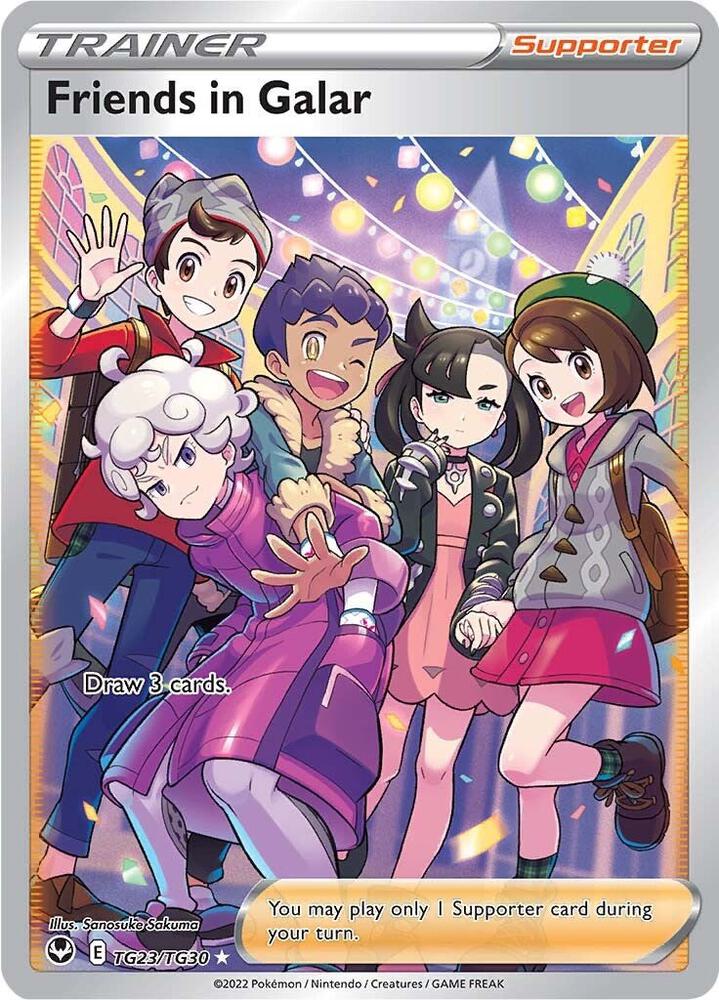 Friends in Galar - TG23/TG30 - SWSH12: Silver Tempest Trainer Gallery - VGMX