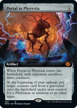 Portal to Phyrexia (Extended Art) - The Brothers' War - VGMX