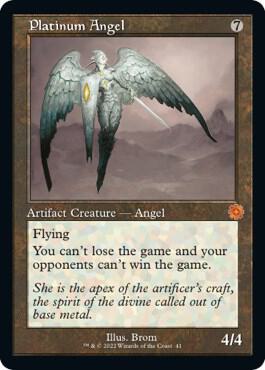 Magic The Gathering: Platinum Angel - The Brothers' War: Retro Frame Artifacts - VGMX
