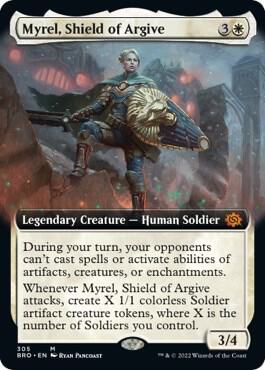 Magic: The Gathering: Myrel, Shield of Argive (Extended Art) - The Brothers' War - VGMX