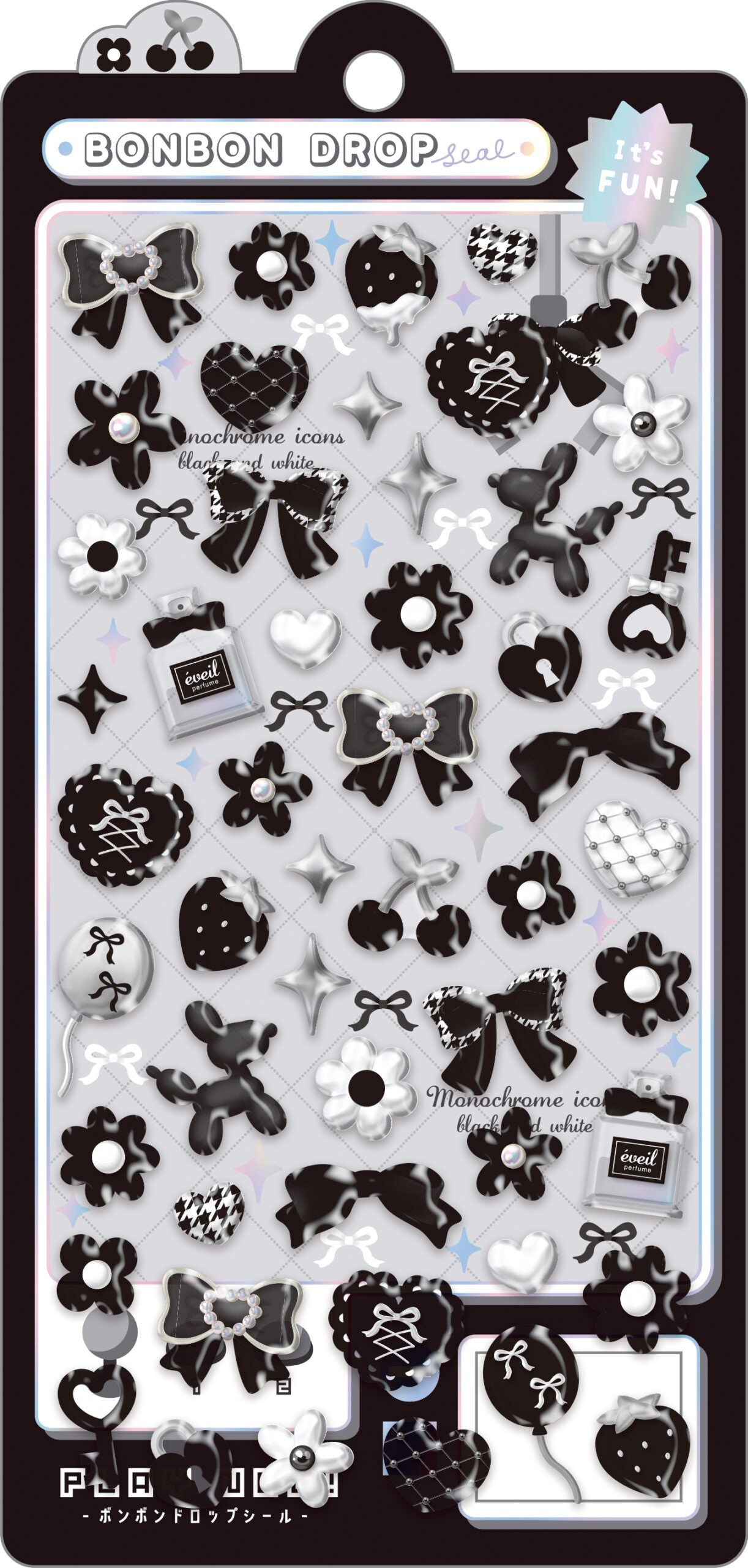 Bon Bon Drop - Monochrome Icons
