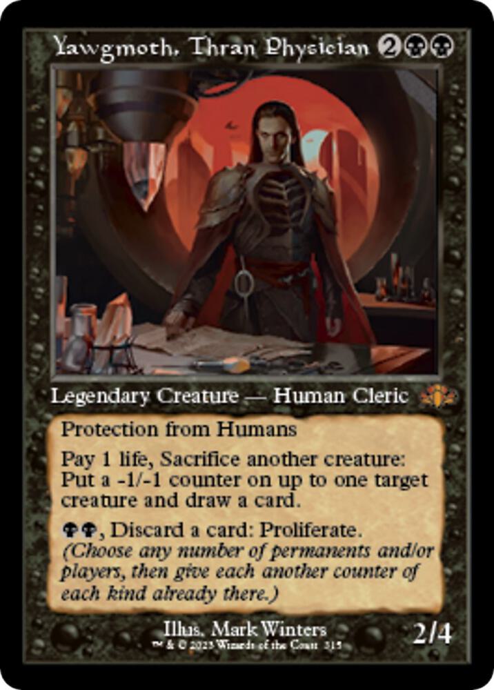 Magic: The Gathering: Yawgmoth, Thran Physician (Retro Frame) - Dominaria Remastered - VGMX