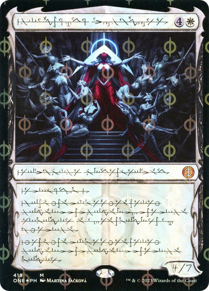 Elesh Norn, Mother of Machines (Phyrexian) (Step-and-Compleat Foil) - Phyrexia: All Will Be One (ONE)