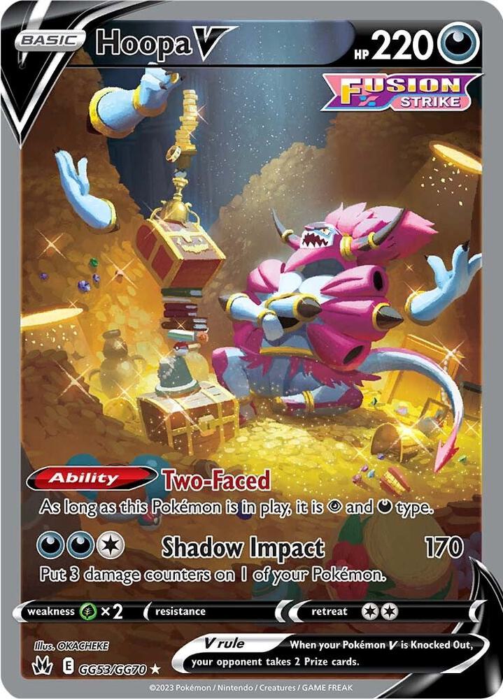 Pokemon: Hoopa V GG53/GG70 - Crown Zenith Galarian Gallery - VGMX