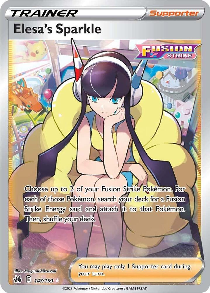 Pokémon: Elesa's Sparkle 147/159 - Crown Zenith - VGMX