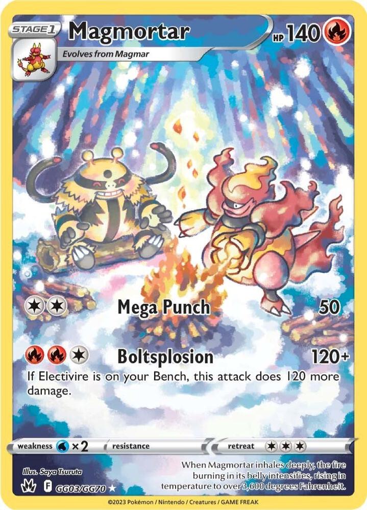 Pokémon: Magmortar - GG03/GG70 - SWSH: Crown Zenith: Galarian Gallery - VGMX