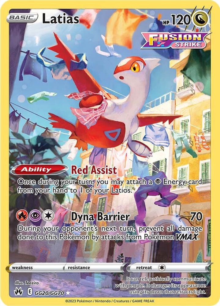 Pokemon: Latias - Crown Zenith: Galarian Gallery - VGMX