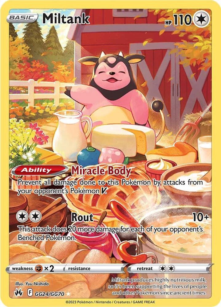Pokémon: Miltank - SWSH: Crown Zenith: Galarian Gallery - VGMX