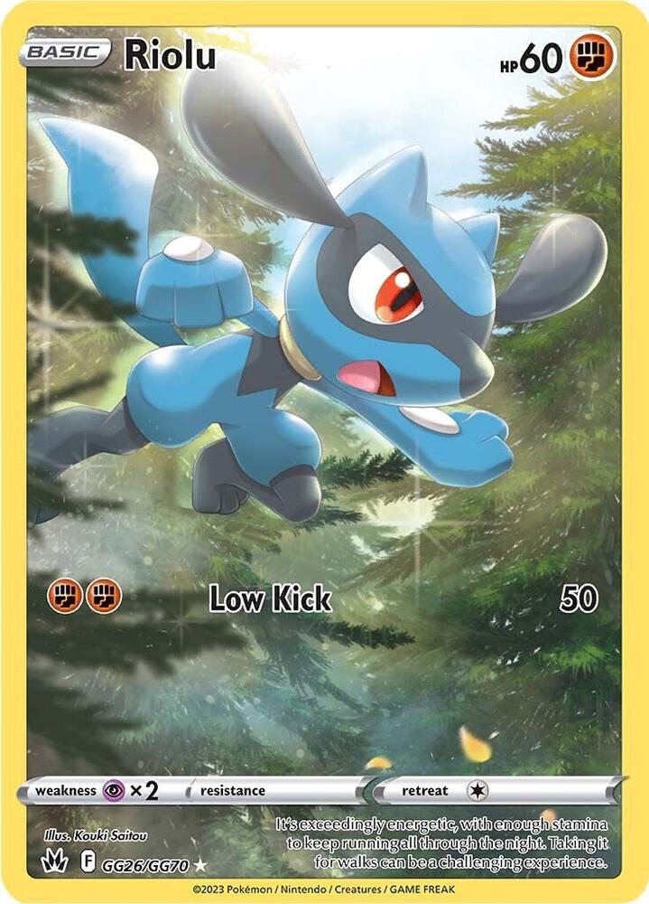 Pokemon: Riolu - Crown Zenith: Galarian Gallery - VGMX