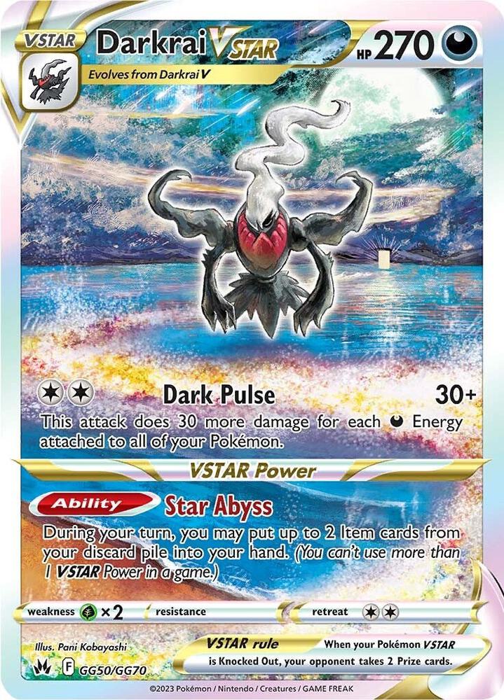 Pokémon: Darkrai VSTAR - SWSH: Crown Zenith: Galarian Gallery - VGMX