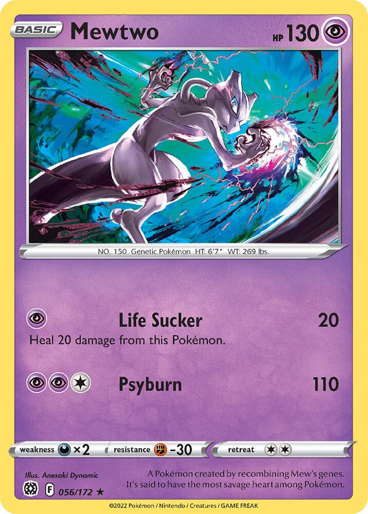 Pokemon: Mewtwo 056/172 (Cosmos Holo) - Miscellaneous Cards & Products - VGMX