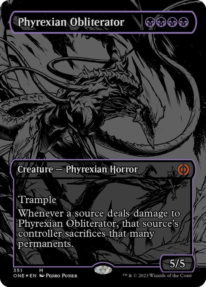 Phyrexian Obliterator (Oil Slick Raised Foil) - Phyrexia: All Will Be One