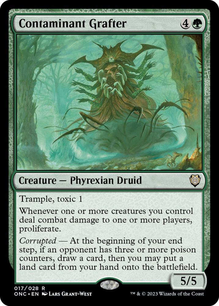 Magic: The Gathering: Contaminant Grafter - Commander: Phyrexia: All Will Be One - VGMX