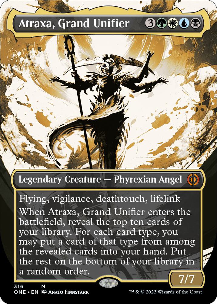 Magic: The Gathering: Atraxa, Grand Unifier (Showcase) - Phyrexia: All Will Be One - VGMX