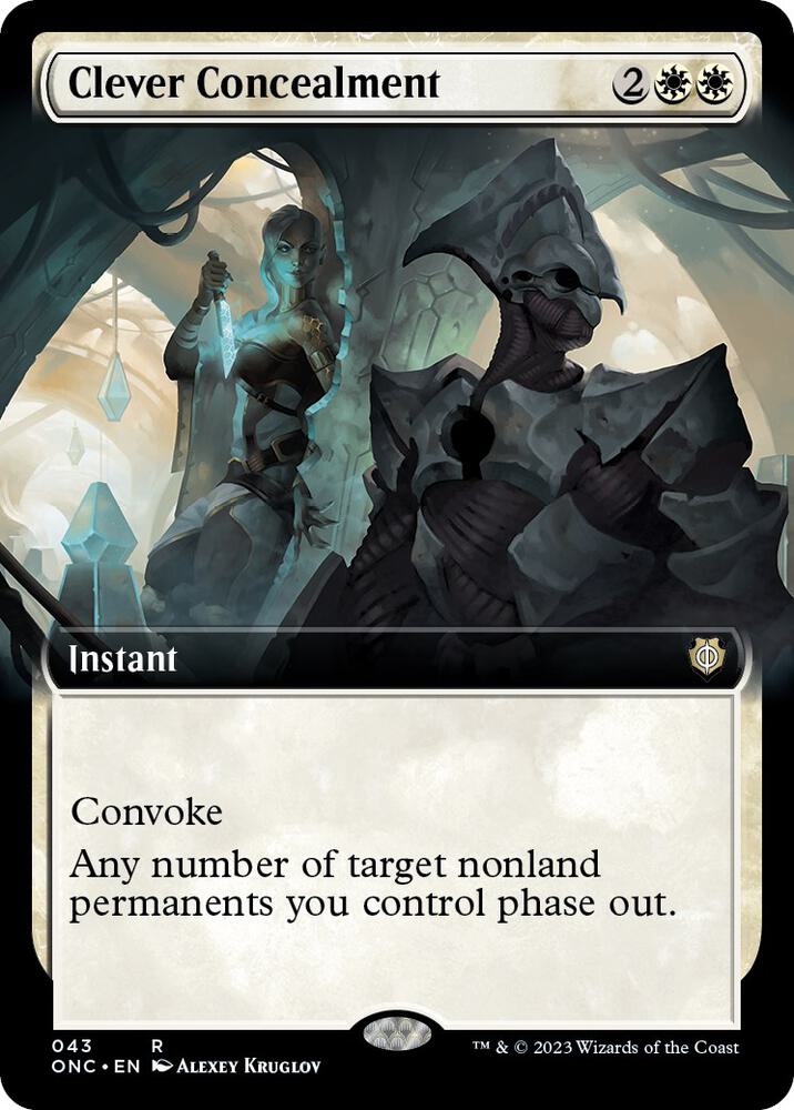 Magic: The Gathering: Clever Concealment (Extended Art) - Commander: Phyrexia: All Will Be One - VGMX
