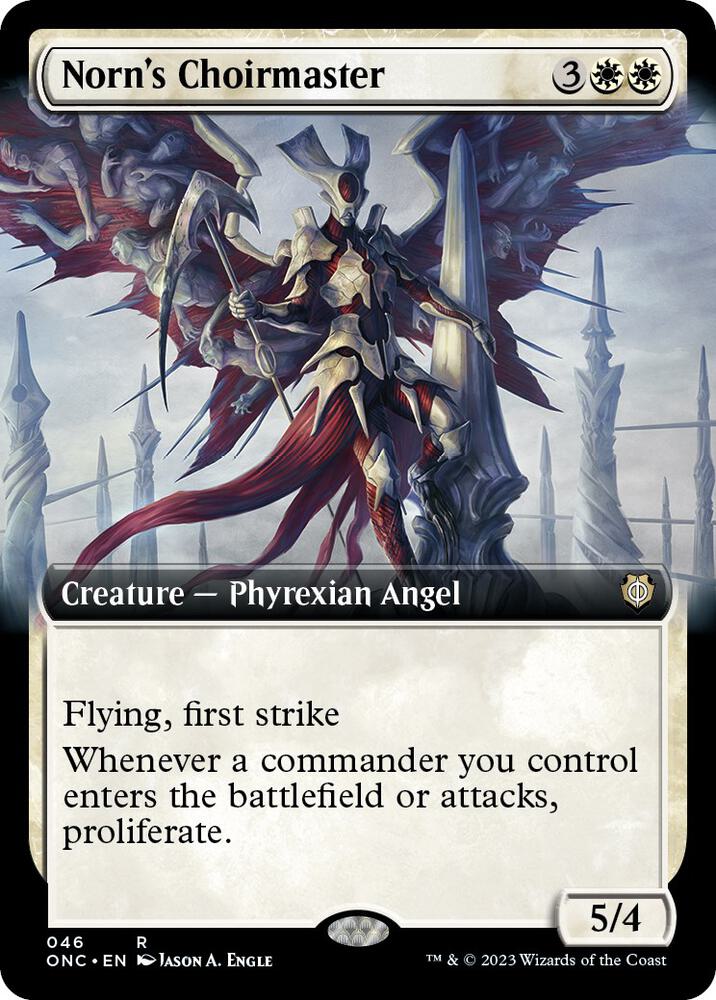 Norn's Choirmaster (Extended Art) - Commander: Phyrexia: All Will Be One