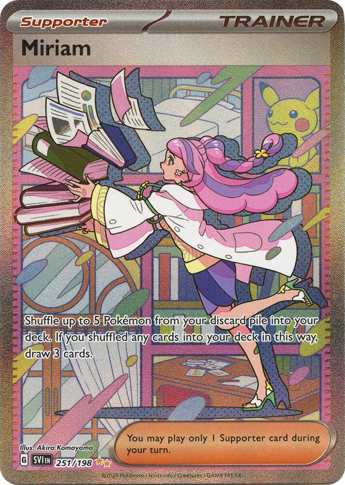 Pokemon: Miriam - 251/198 - SV01: Scarlet & Violet Base Set - VGMX