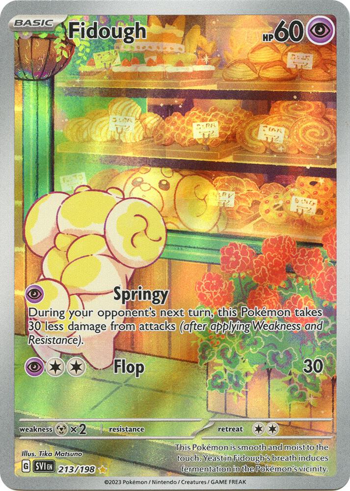 Pokemon: Fidough 213/198 - Scarlet & Violet Base Set - VGMX