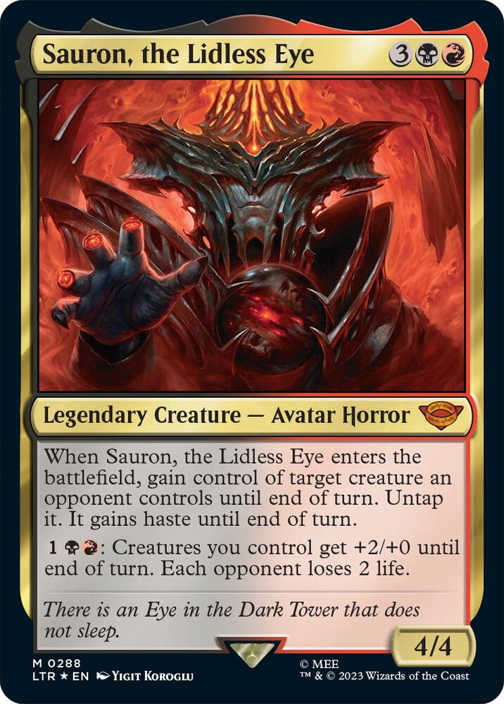Magic: The Gathering: Sauron, the Lidless Eye - Universes Beyond: The Lord of the Rings: Tales of Middle-earth - VGMX