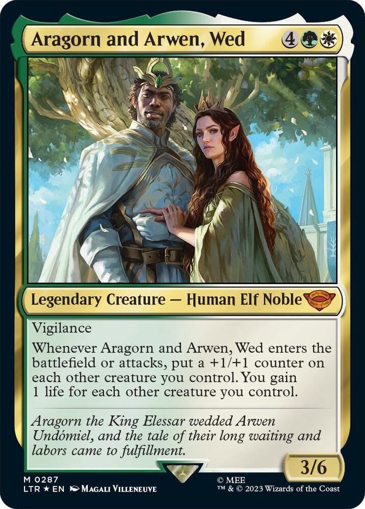 Magic: The Gathering: Aragorn and Arwen, Wed - Universes Beyond: The Lord of the Rings: Tales of Middle-earth - VGMX