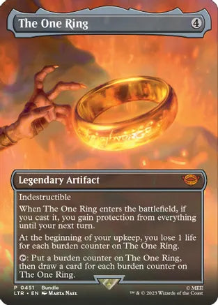 The One Ring (Borderless Foil) (LTR Bundle) - Unique and Miscellaneous Promos