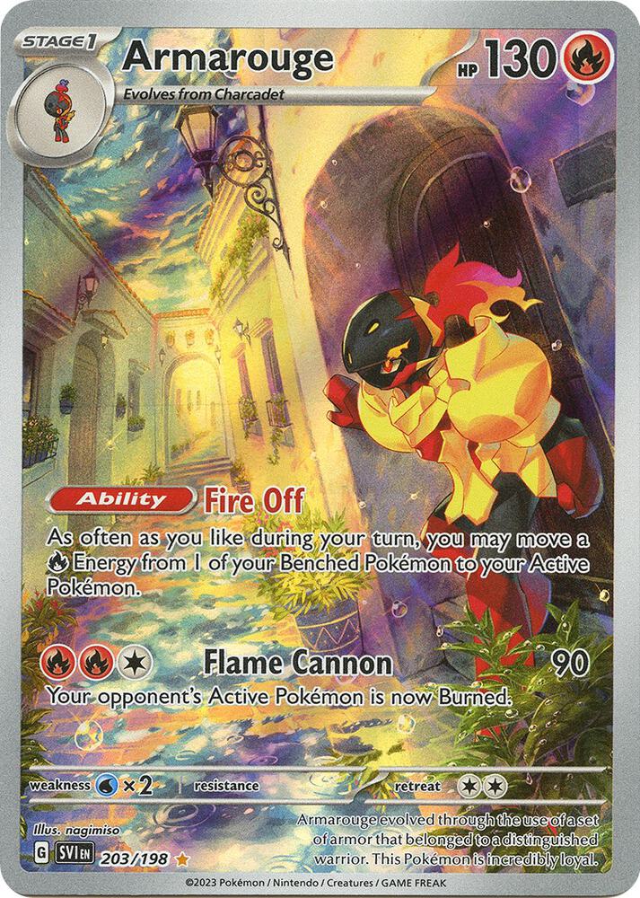Pokemon: Armarouge 203/198 - Scarlet & Violet Base Set - VGMX
